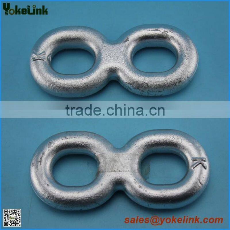 Fastener HDG forged steel 30000LBS figure 8 double link