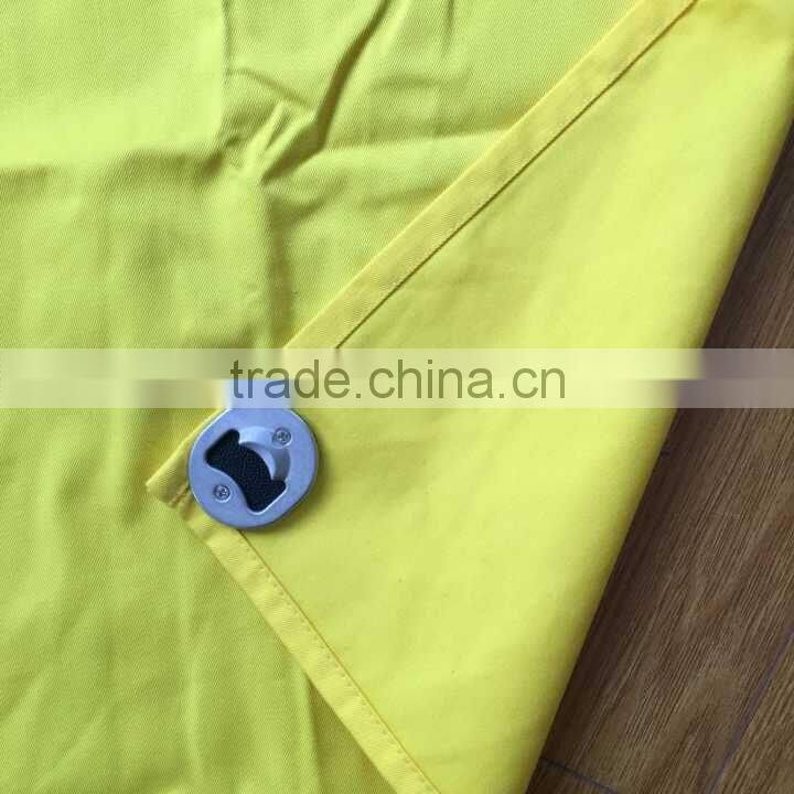 Apron With bottle opener On the corner