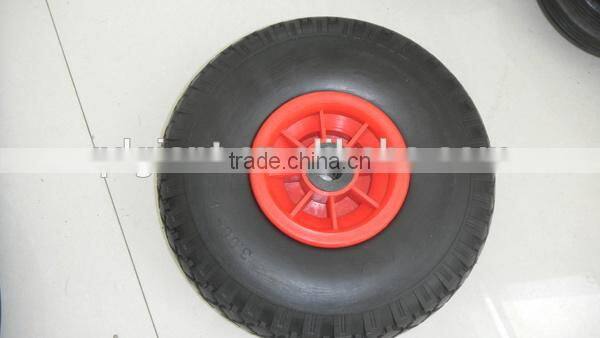flat free pu foam wheels 3.00-4