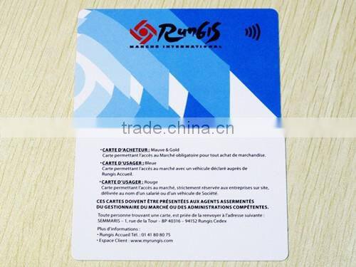 PVC Wholesale RFID Credit Cards with RFID Chip