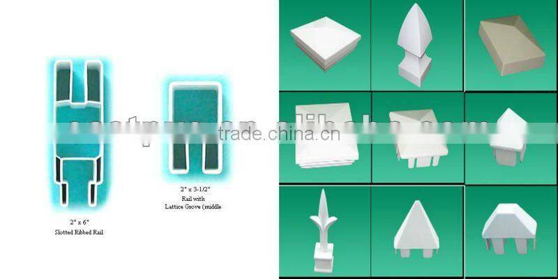 PVC Fencing Post and Rail