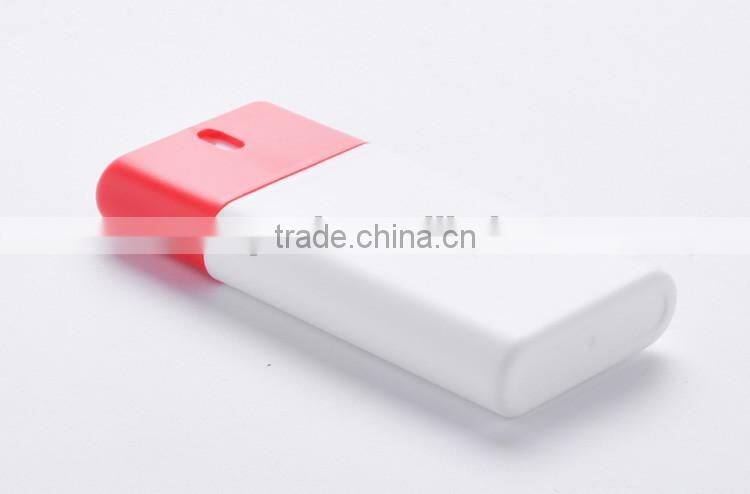 20ml double color plastic credit card shape spray bottle