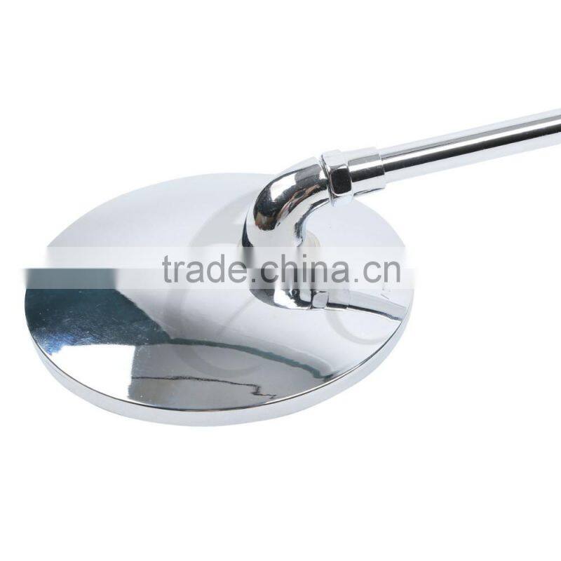 Motorcycle Universal 8mm Round Chrome Left Right Pair Rear View Mirror For Honda