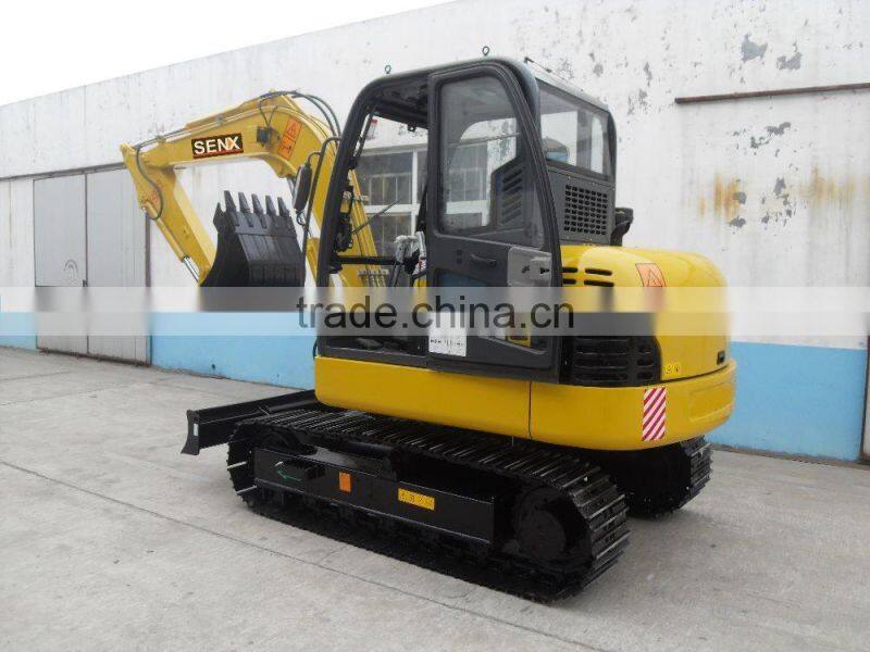 Chinese cheap price 6ton excavator SE60 for exported