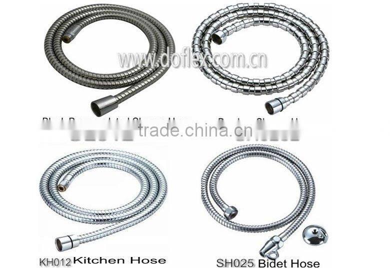 Stainless Steel brass nut Shower Hose