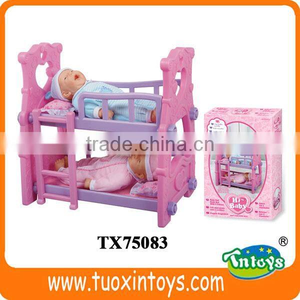 doll bunk bed, doll cradle toys
