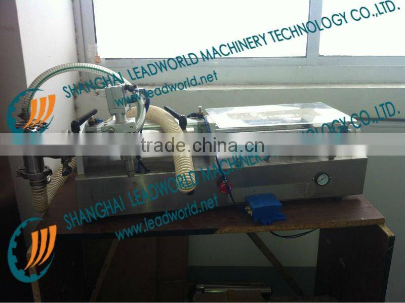 two-head pneumatic mineral water filling machine