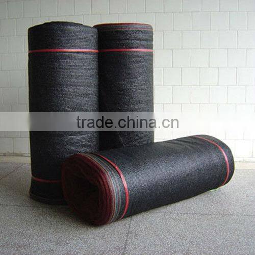 HDPE knitted 6 needles building plastic black shade net
