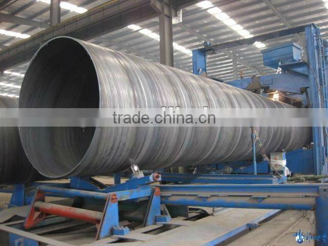 Spiral weld steel tube
