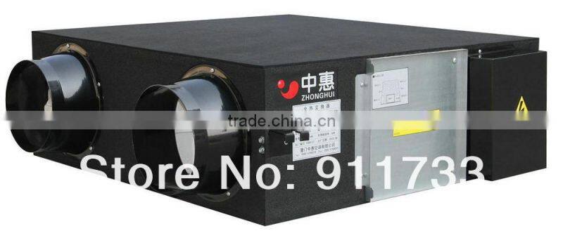 air exchanger with air to air conditioning air recovery systems