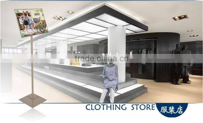 Help You Boost Your Sale!!! Outdoor Flooring Metal Poster Display Stand