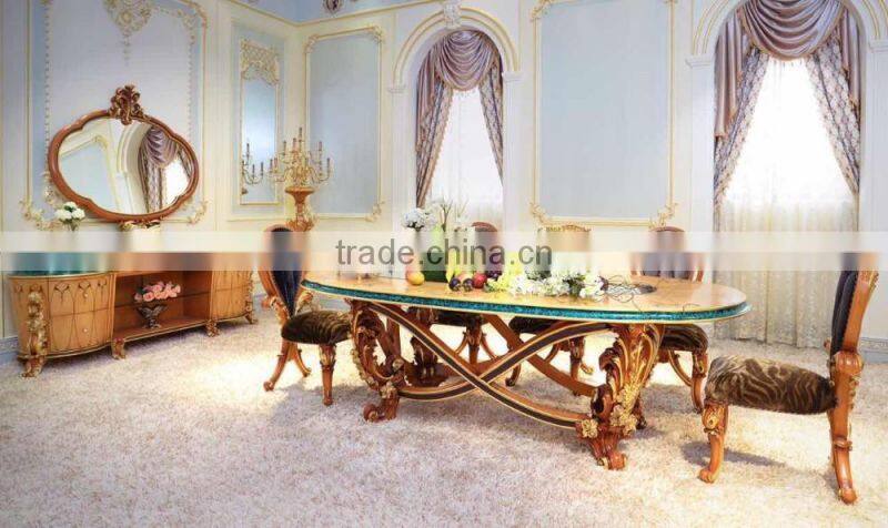 Latest Design Italy Dining Room Furniture Buffet Sideboard Cabinet With Mirror/ Antique Elegant Wooden Carved Cupboard