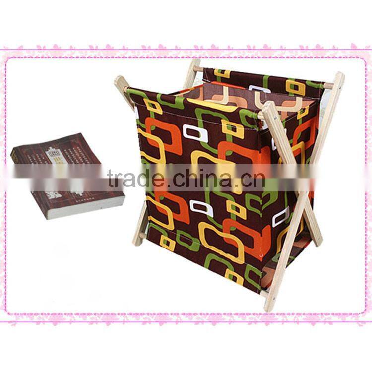 2015 year factory suppliers office display wooden magazine rack for made in China