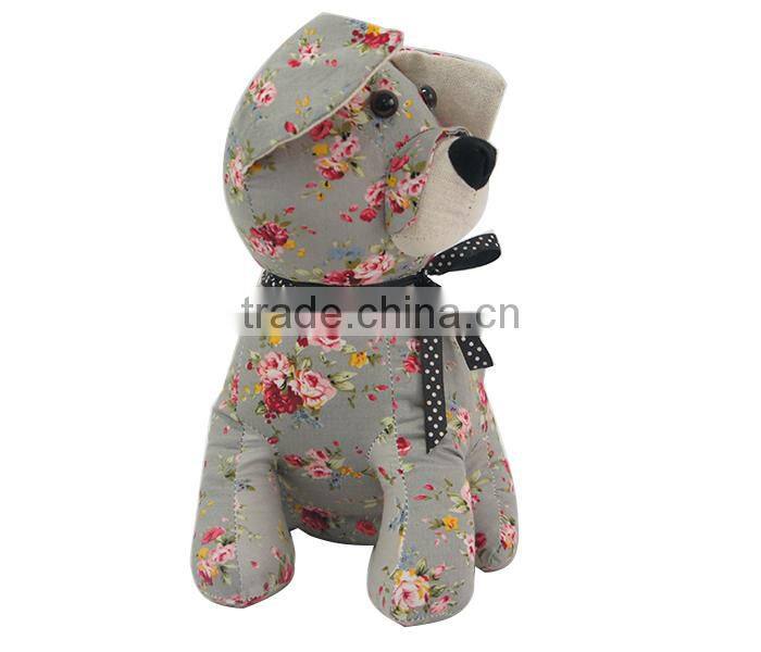 Store More Dress Bow-Ties Calico Cute Dog Door Stopper