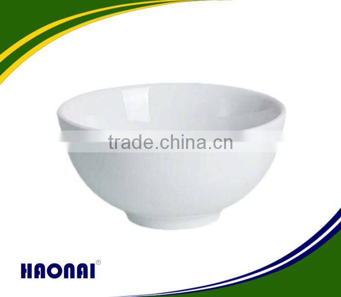 Factory price white porcelain tableware bowl for restaurant
