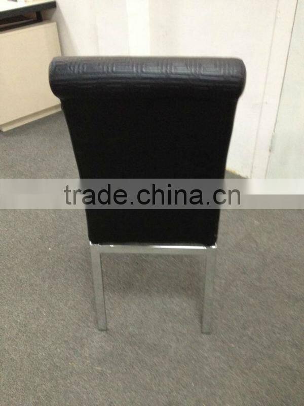 Outdoor Dining Wicker Top Stainless Steel Chair LH-005-B