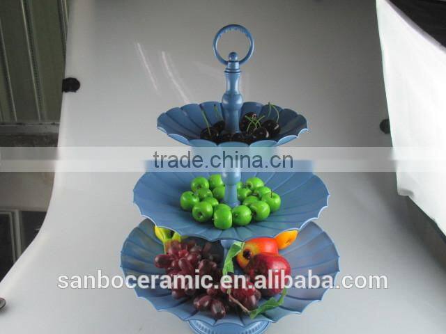 Colors Stand for wedding cake, Metal cake stand 3 Tiers Big size for display