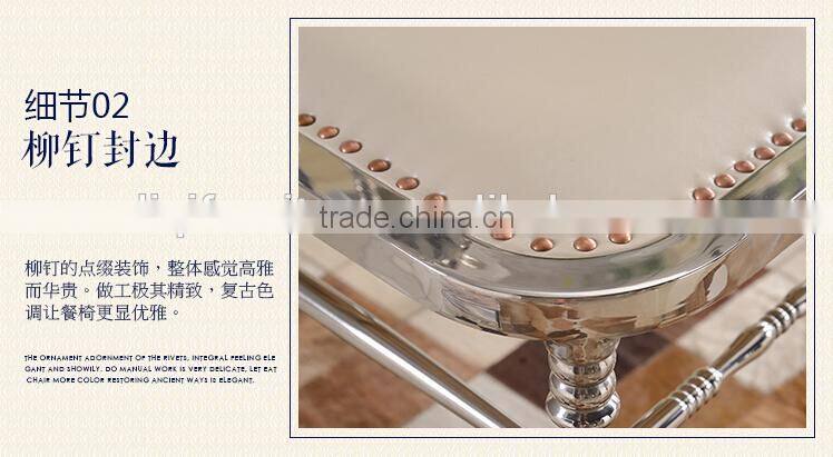 polished silver stainless steel luxury modern chiavari chair LQ-SSC001