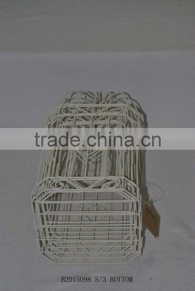 Big white birdcage