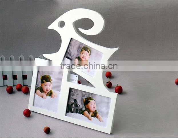 2015 zodiac sheep shape wooden picture frame moulding
