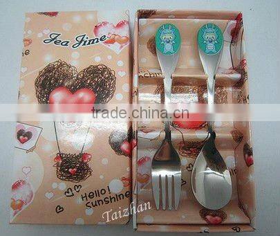 Gift Spoon 2014 Kawaii stainless steel spoon set /Christmas gift
