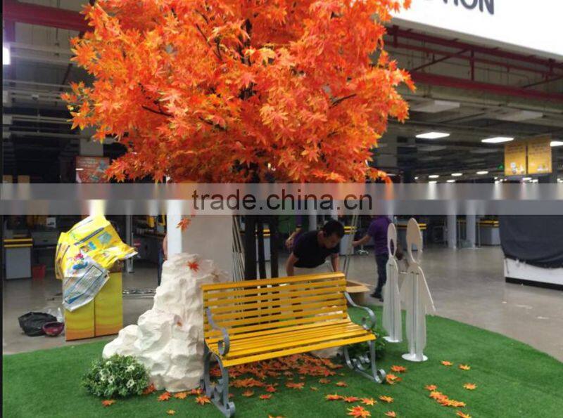 natural fake silk maple leaves maple tree artificial fake red maple leaves tree