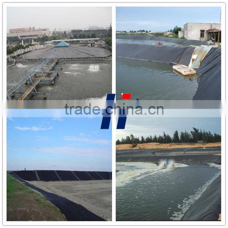 Environmental protection with impermeable PVC geomembrane
