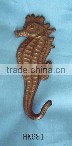 home decoration, cast iron starfish hooks