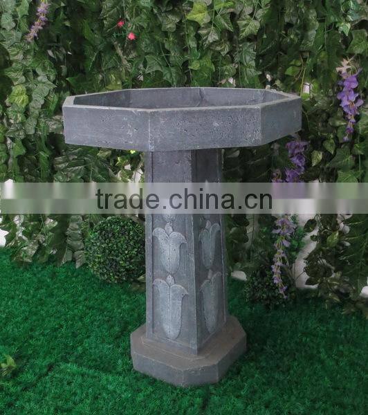 Outdoor garden fiberglass bird feeder