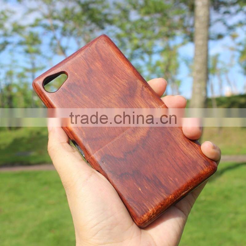 Classical Chinese walnut/bamboo/rosewood/cherry cell phone case for Sony