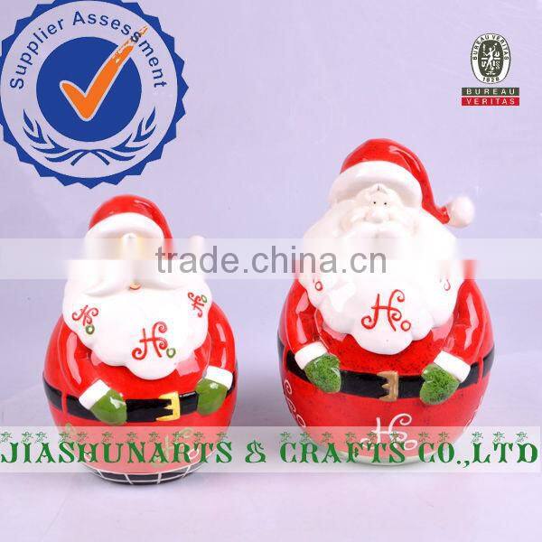Santa Claus Cheap Ceramic Storage Boxes