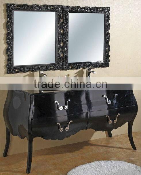 New Classical Double Mirror Bathroom Cabinet,Wooden Bathroom Cabinet,Classic Bathroom Cabinet;Bathroom Furniture(BF08-4012)