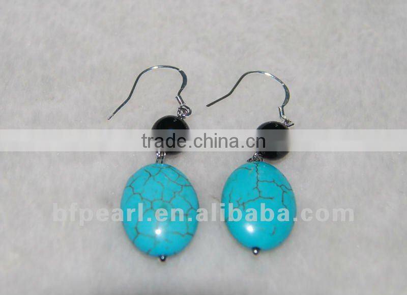 7" 10mm blue rondella turquoise bracelet