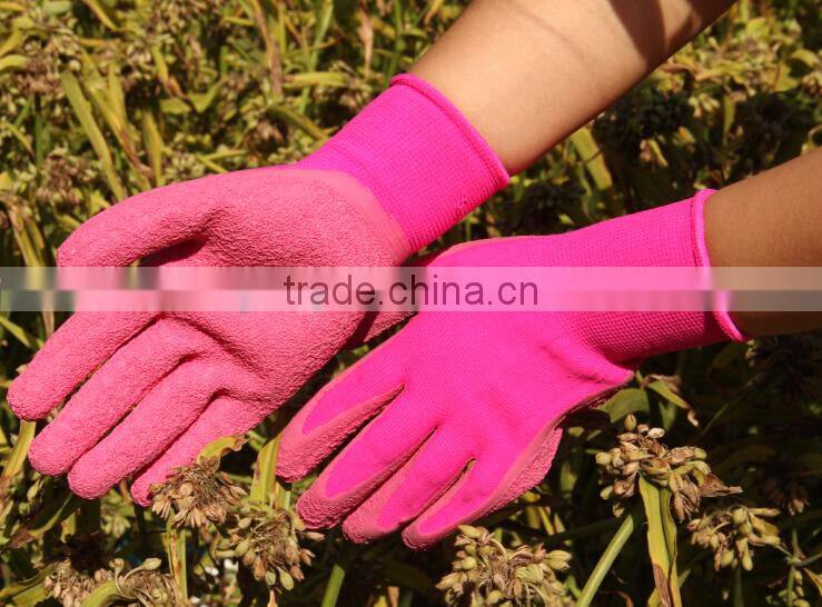 sunnyhope safety ladies leather gardening gloves