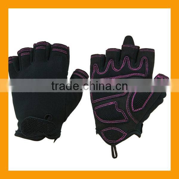 Weight Lifting Gymnastic Hand Leather Reinforced Grip Glove For Gymnastics