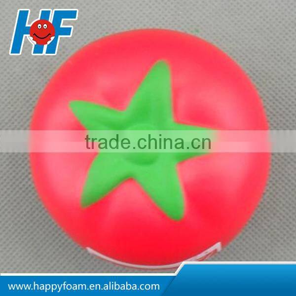 pu promotional tomato anti-stress ball