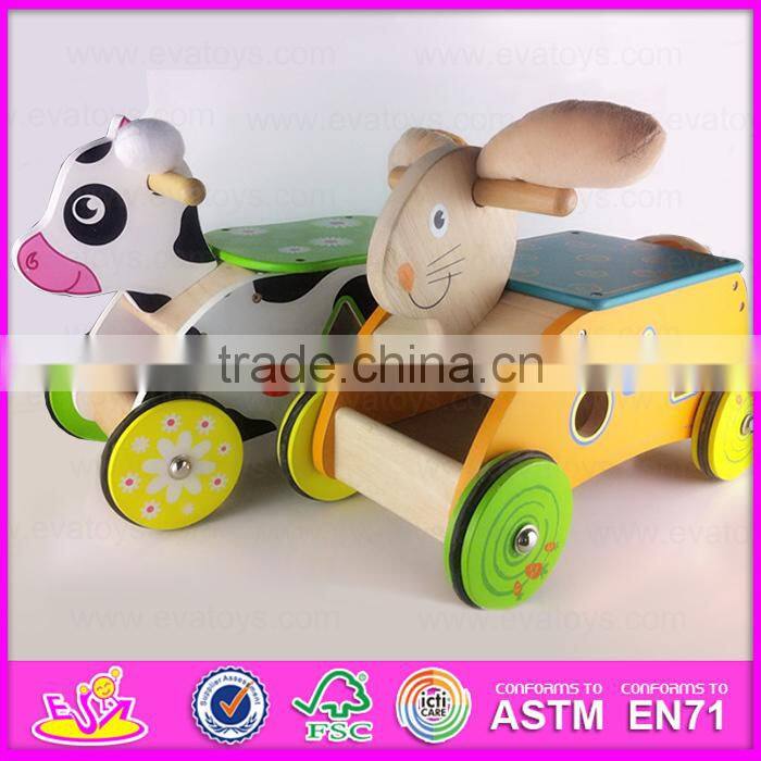 2015 Excellent useful kids wooden tricycle with blocks W16A019