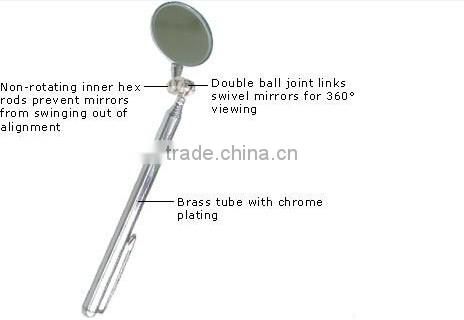 Stainless steel material Telescoping inspection mirror