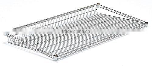 Chrome metal kitchen vegetable warehouse storage rack