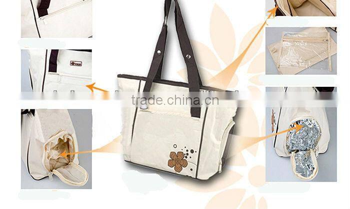 Customize color 600D Wholesale Diaper Bag for Handle