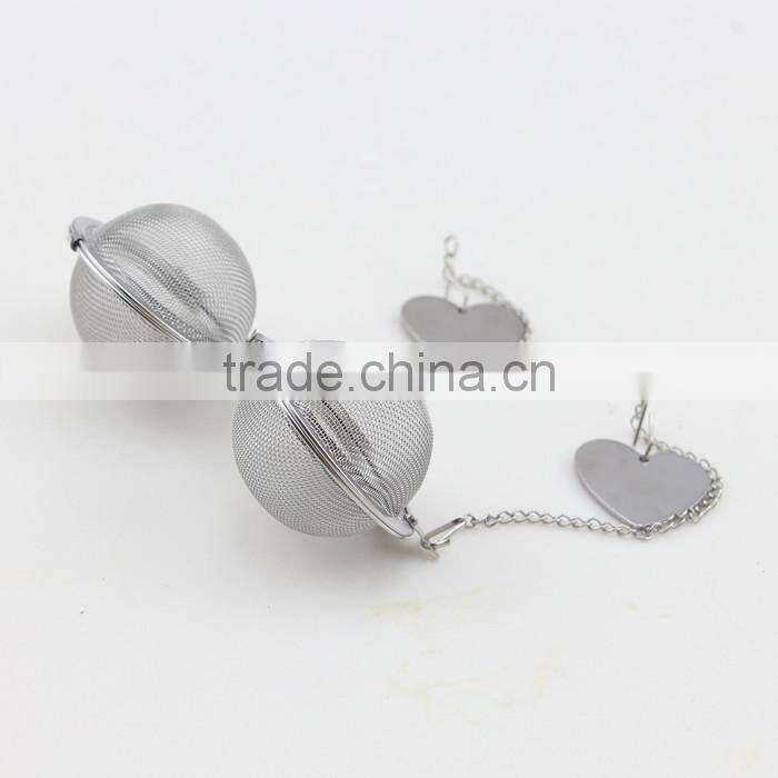 Stainless Steel Mesh Tea Infuser With A Hook Chain