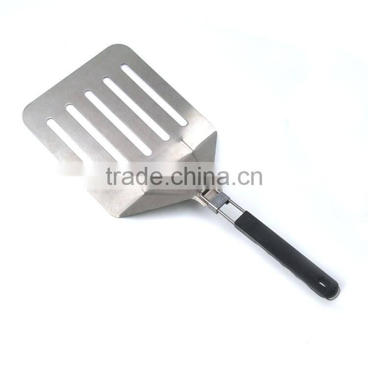 large frying pizza spatula with flexible handle