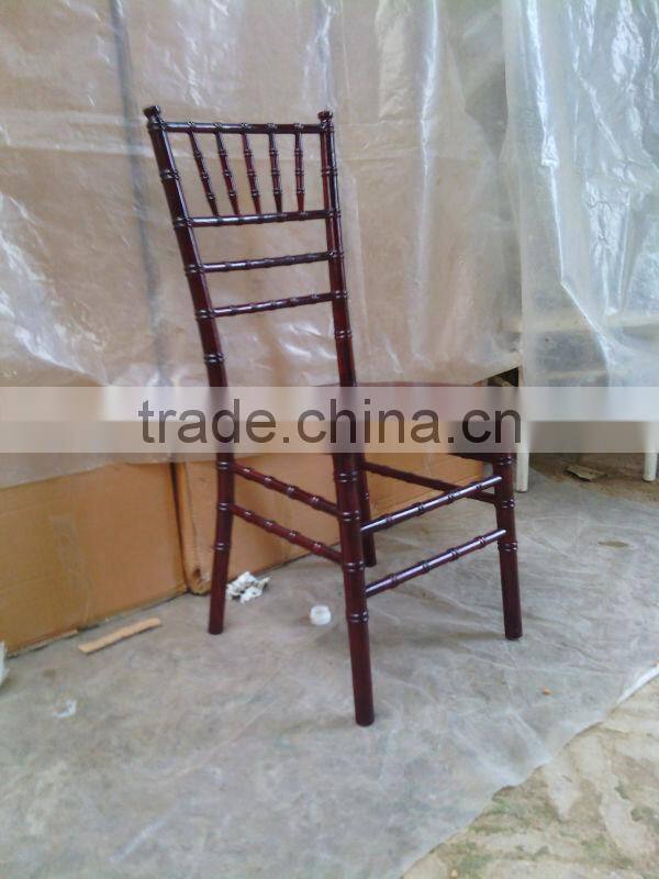 mahogany tiffany chair rental for wedding