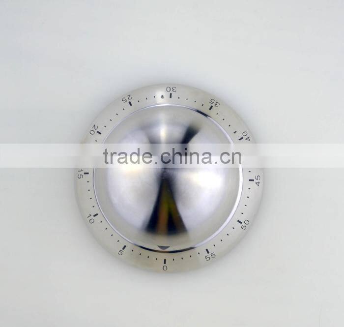Stainless Steel Silver Spaceship Shape Kitchen Timer