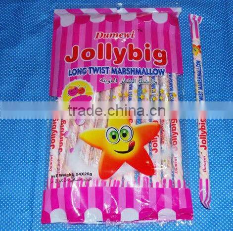 Twisted Cotton Candy Sticks