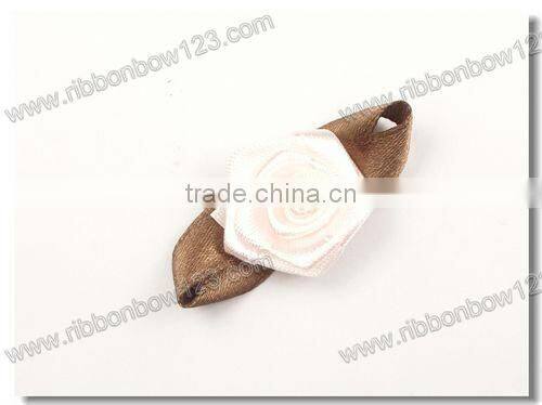 satin ribbon roses flower for wedding decoration