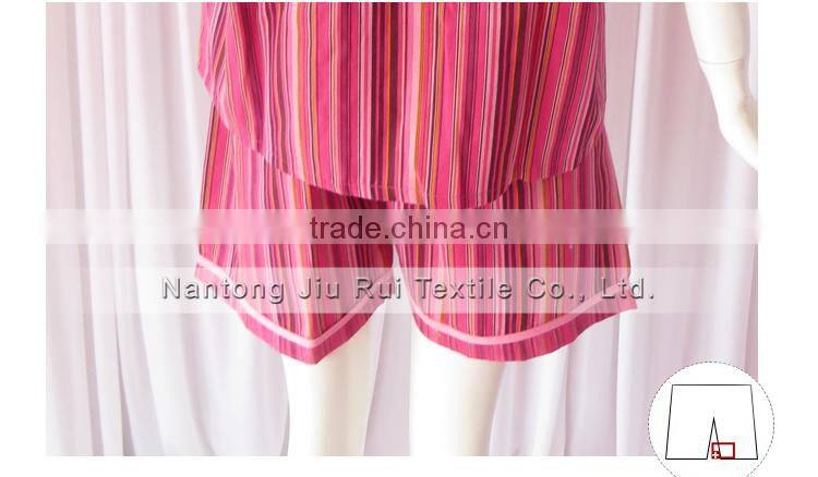 Korean Style Stripe Pajamas for Men With Pocket Elastic Waist 2 piece Set Hotel Quality Autumn Unisex Pajamas For Sauna