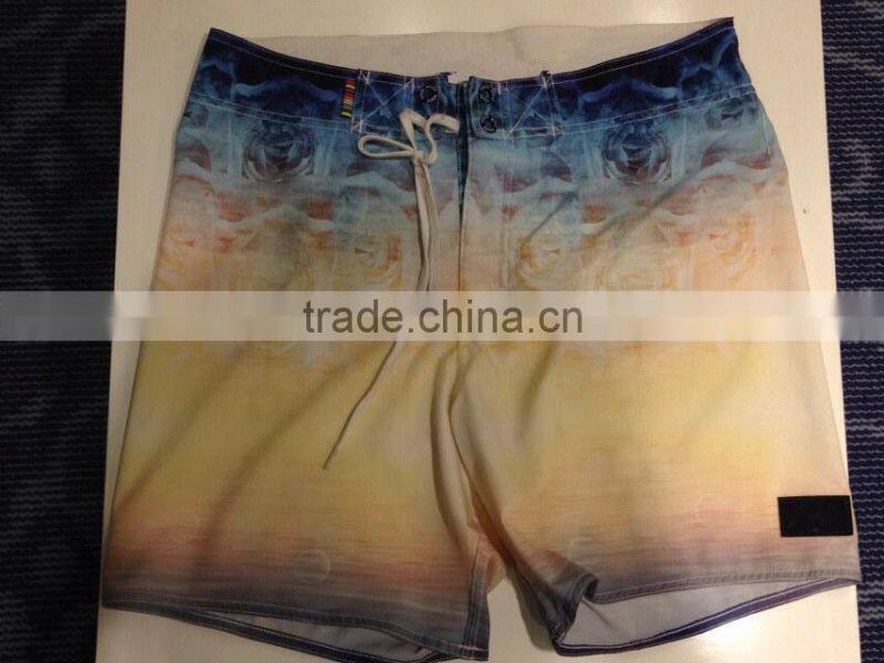 beach wear 2014 mens beach shorts oem custom sublimation beach short
