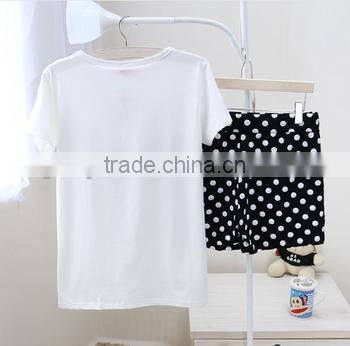 2015 new homewear for summer blank couple sleepwear sets homewear,embroidery shorts sleepwear homewear sets for women or men