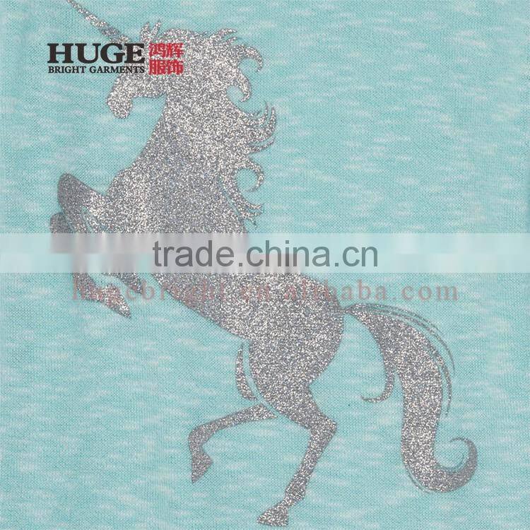 Fancy Color 58% Cotton/42% Polyester Girls Knitted Sweater